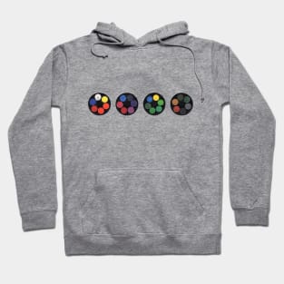 Watercolor wheels Hoodie